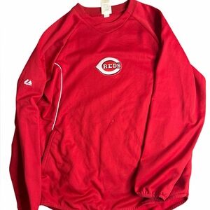 Majestic Cincinnati Reds Men’s Therma Base Pullover Medium
